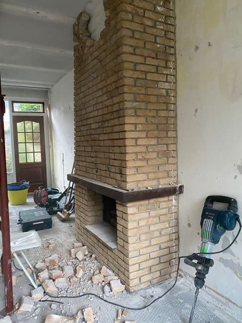 Hak- en breekwerk Alkmaar - openhaard en schouw verwijderen
